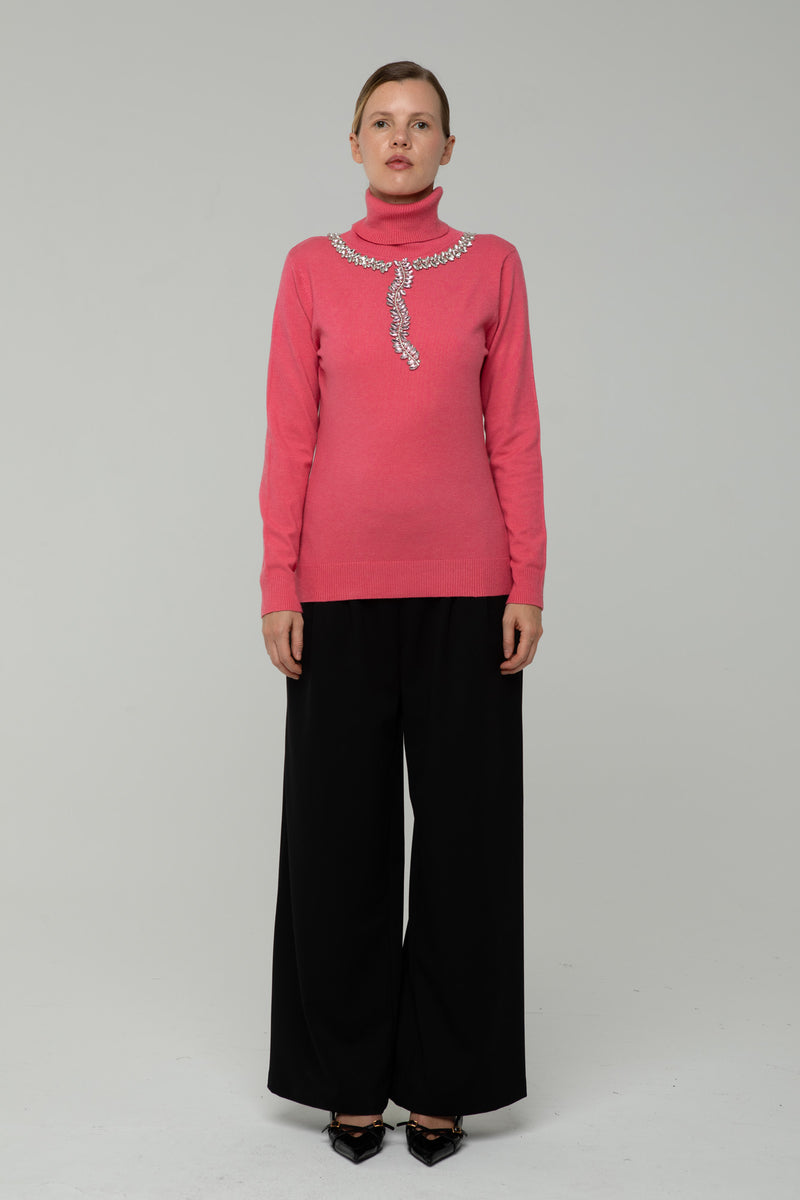 Maglia ColloAlto Jody Rosa - spazio ventidue