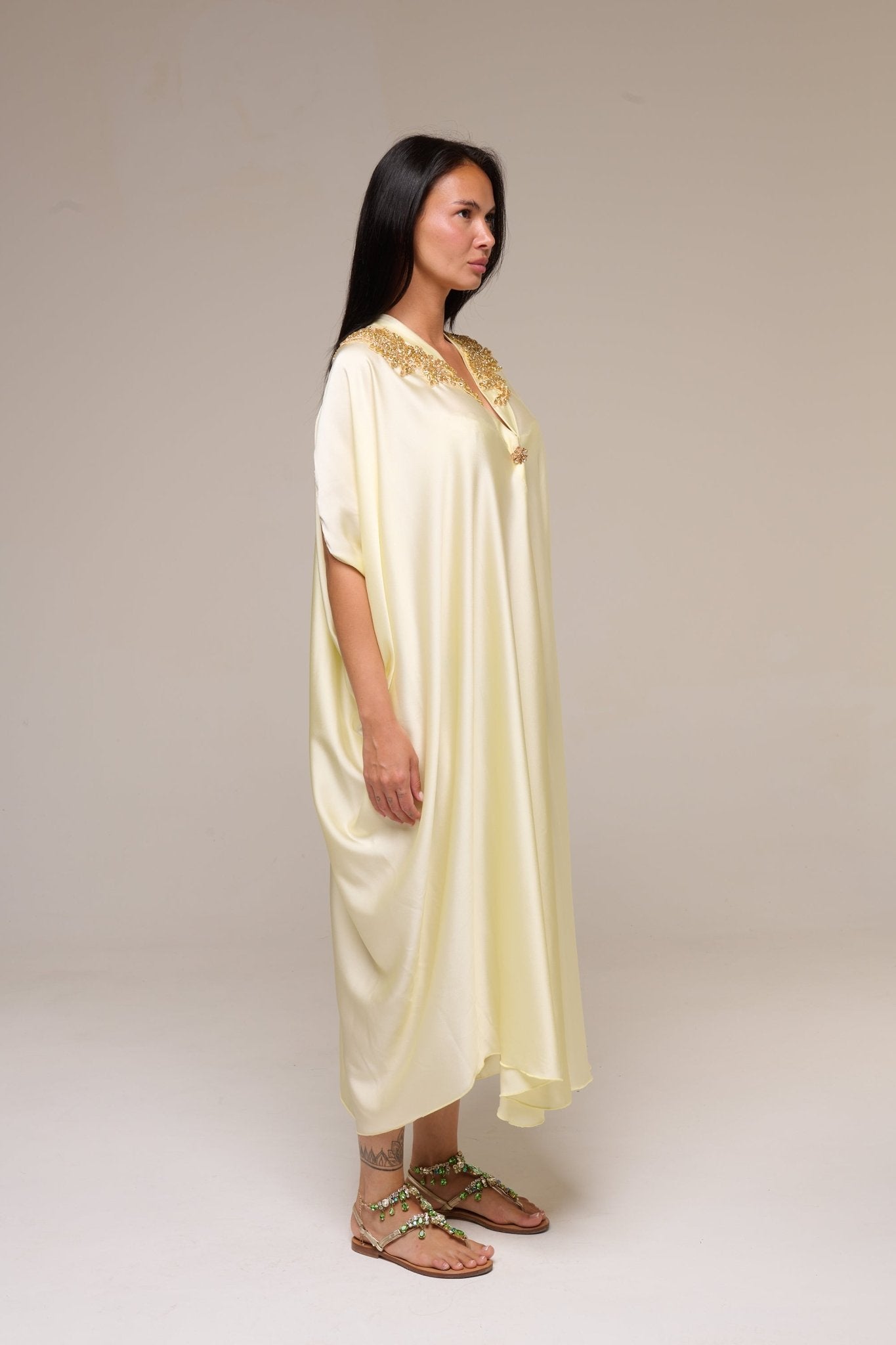 Caftano Giallo Golden - 22 Spazio Boutique