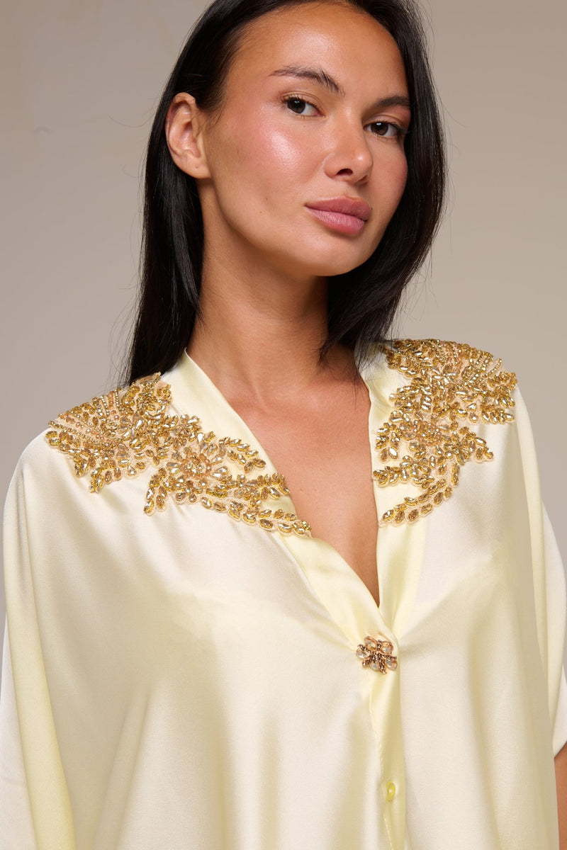 Caftano Giallo Golden - 22 Spazio Boutique