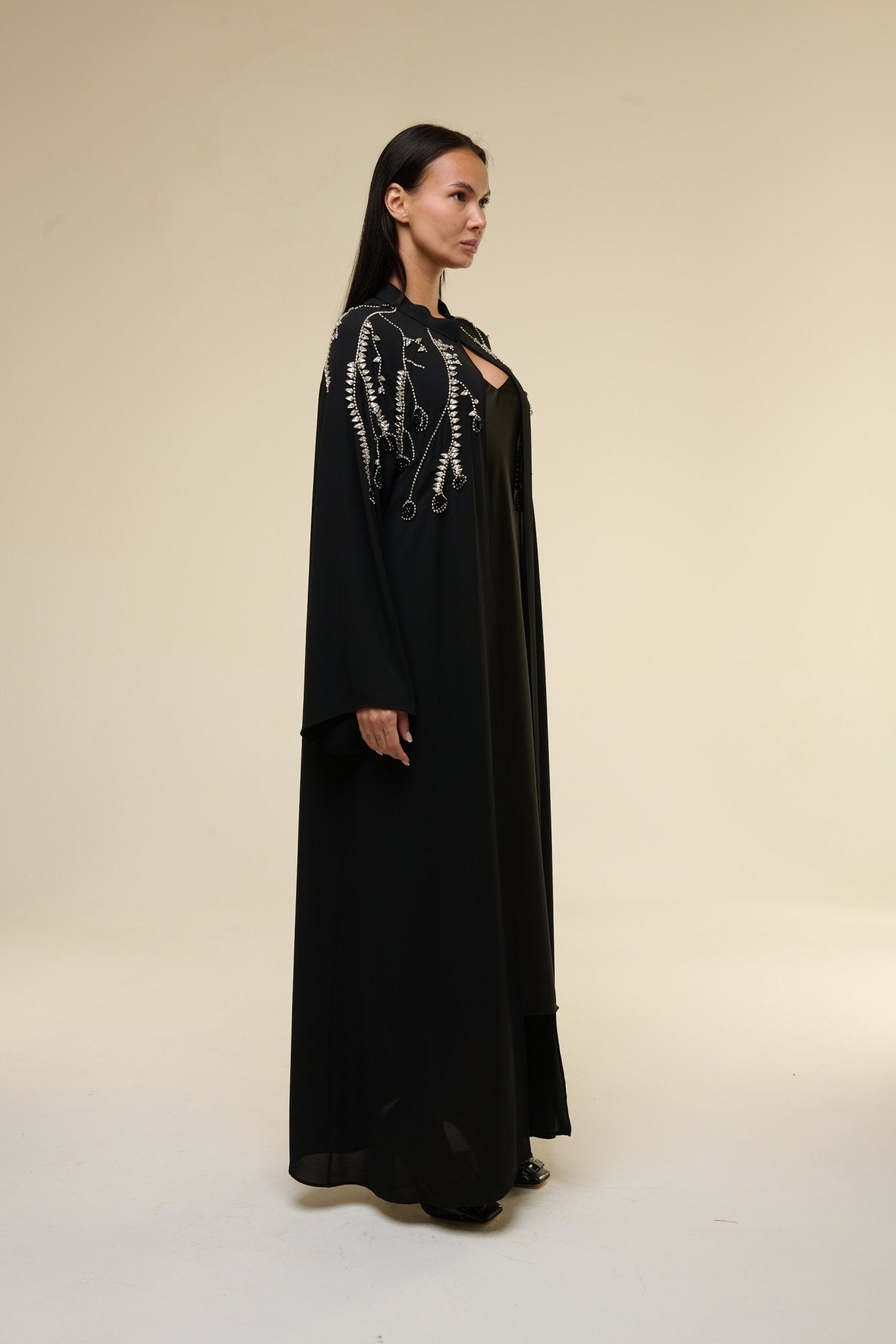 Caftano Black Rose - 22 Spazio Boutique