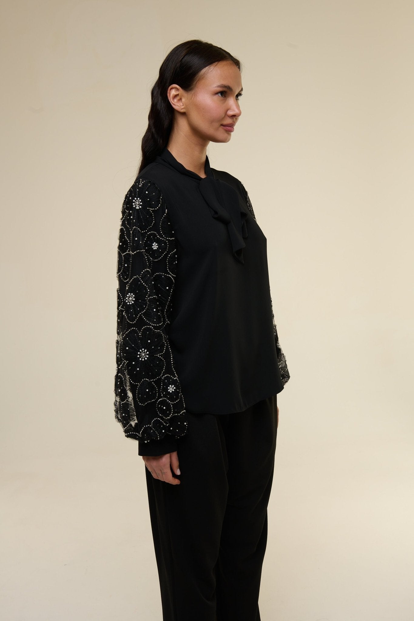 Camicia Black Flower - 22 Spazio Boutique