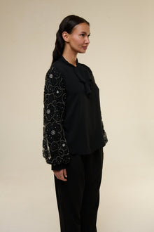 Camicia Black Flower - 22 Spazio Boutique