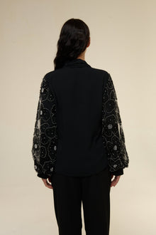 Camicia Black Flower - 22 Spazio Boutique