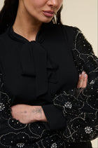 Camicia Black Flower - 22 Spazio Boutique