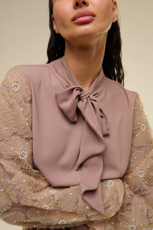 Camicia Brown Flower - 22 Spazio Boutique