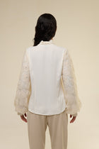 Camicia Cream Flower - 22 Spazio Boutique