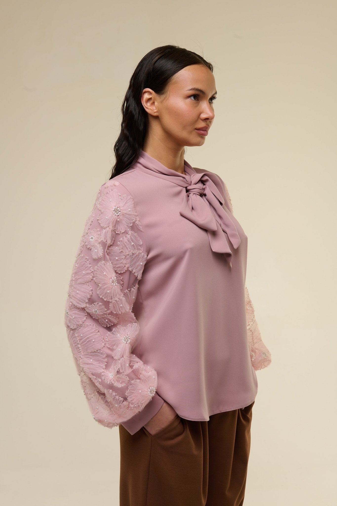 Camicia Pink Flower - 22 Spazio Boutique