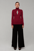 Maglia ColloAlto Chantal Bordeaux - spazio ventidue