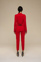 Tailleur Chiffon Rosso - 22 Spazio Boutique