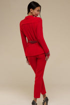 Tailleur Chiffon Rosso - 22 Spazio Boutique