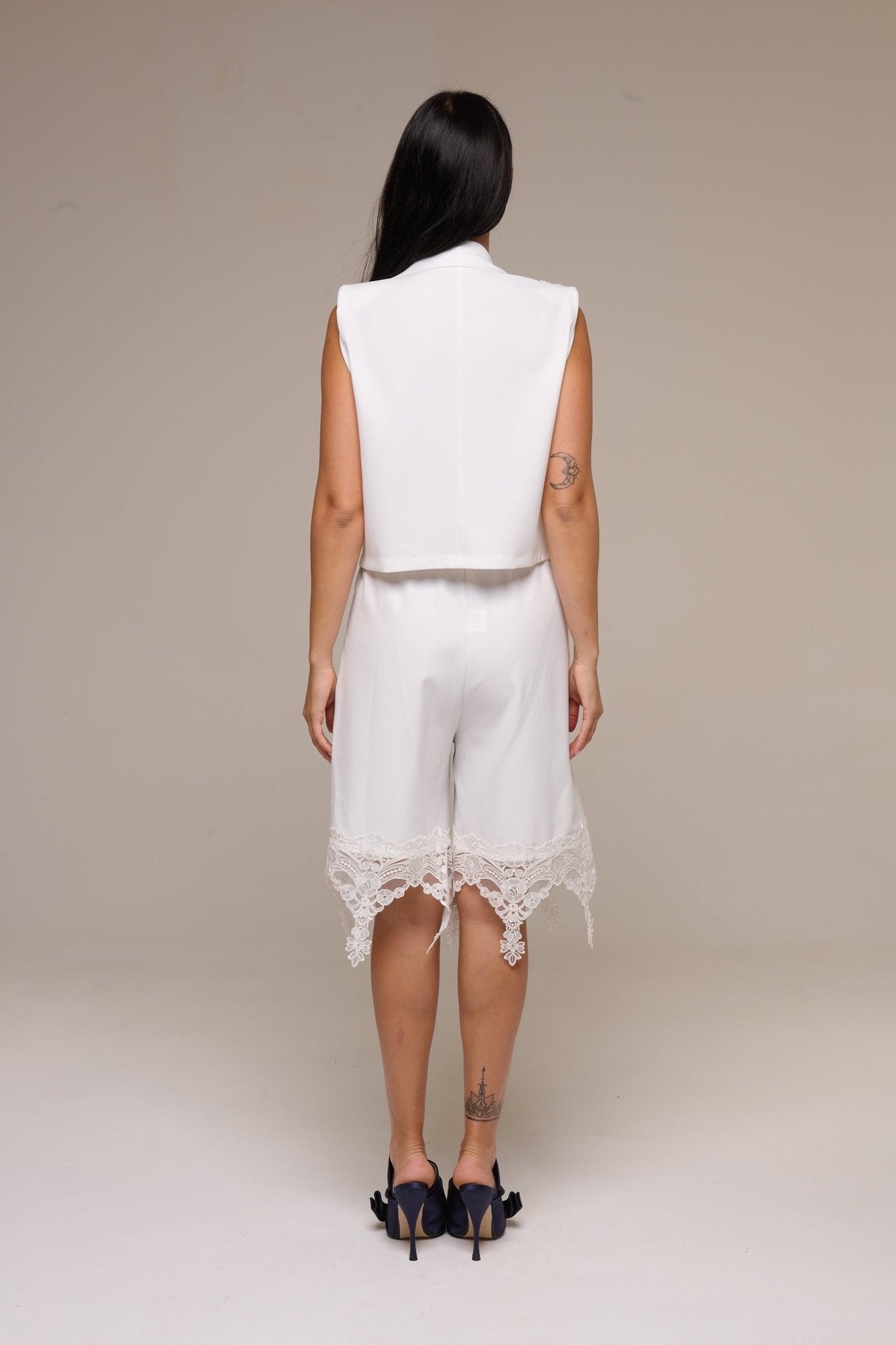 Completo Smanicato Ava Bianco - 22 Spazio Boutique