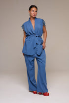 Completo Smanicato Blu Ida - 22 Spazio Boutique
