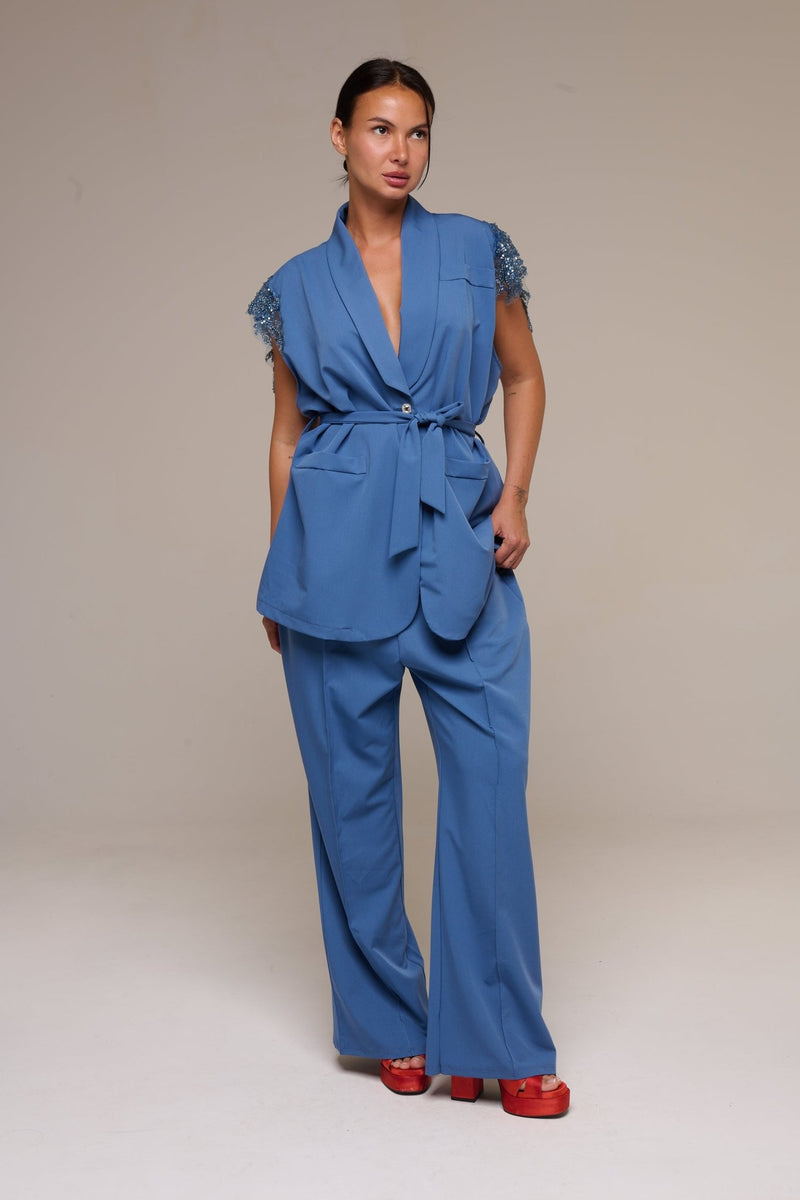 Completo Smanicato Blu Ida - 22 Spazio Boutique