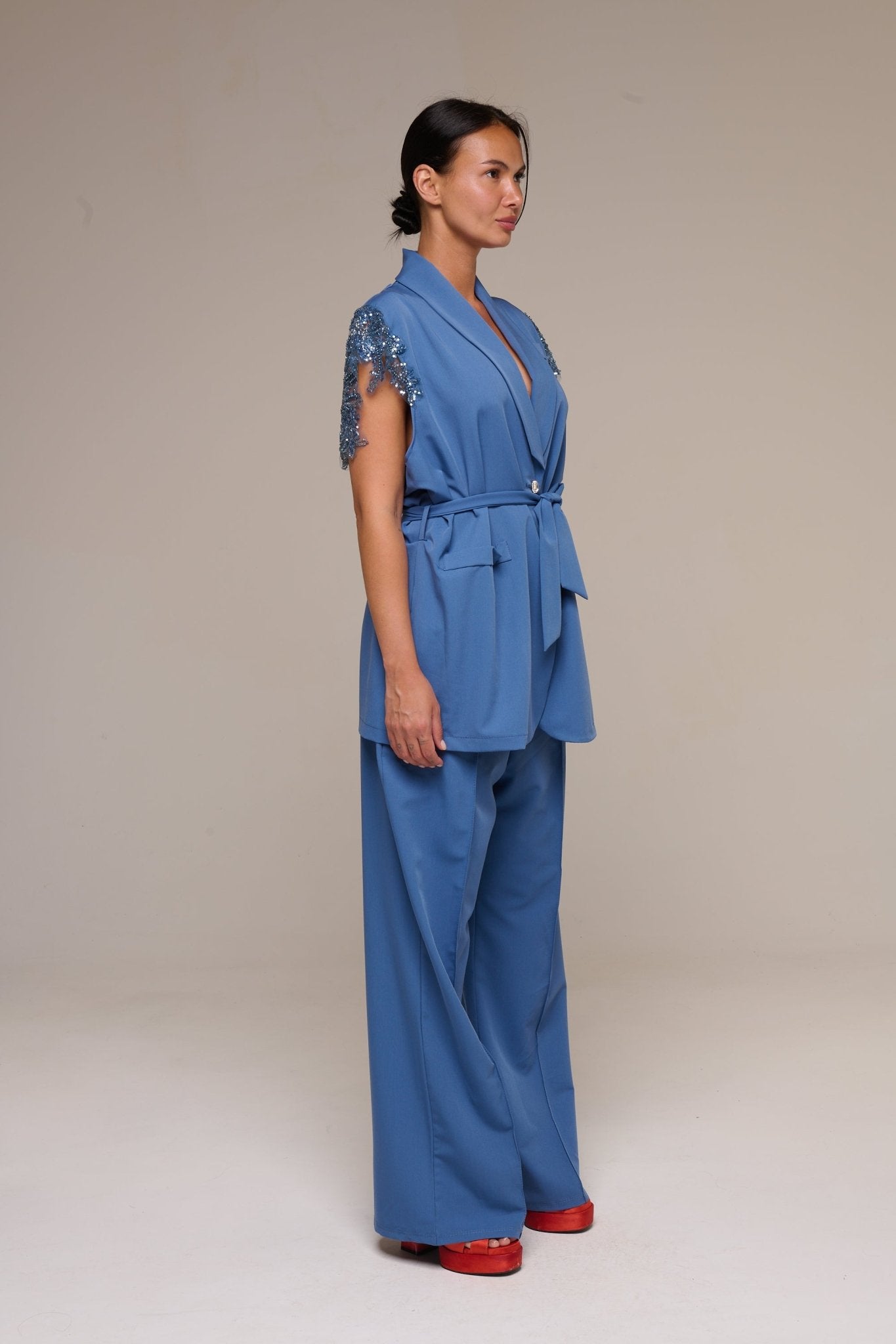 Completo Smanicato Blu Ida - 22 Spazio Boutique