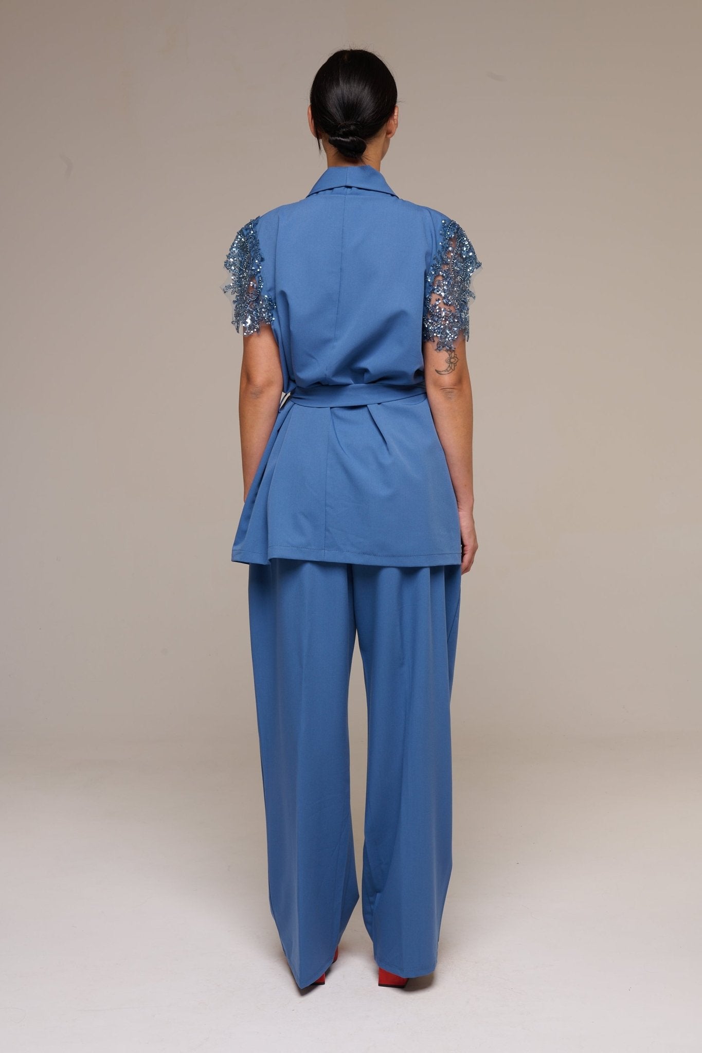 Completo Smanicato Blu Ida - 22 Spazio Boutique
