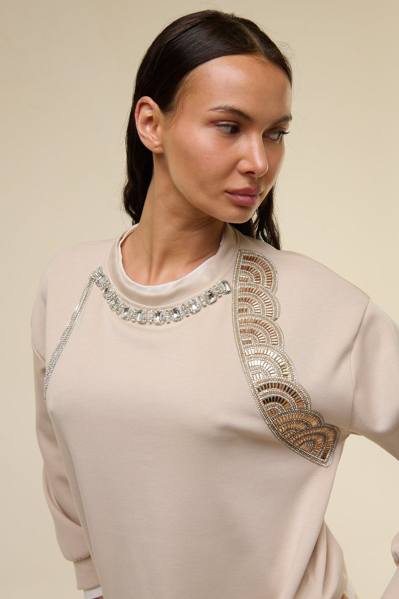 Completo Tuta Melissa Beige - 22 Spazio Boutique