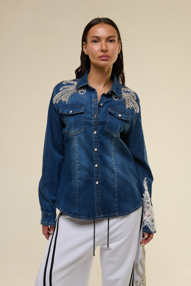 Camicia Jeans Gioiello - 22 Spazio Boutique