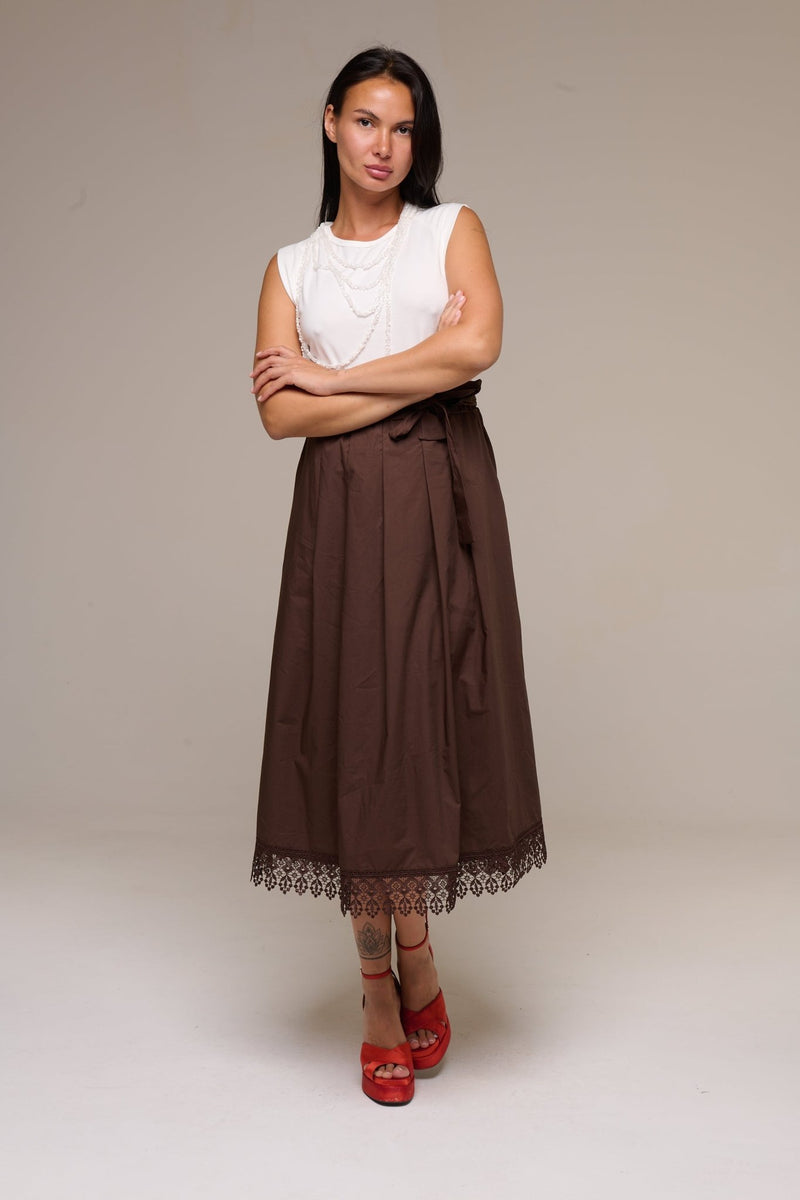 Dress Myna Marrone - 22 Spazio Boutique