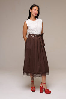 Dress Myna Marrone - 22 Spazio Boutique