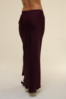 Gonna Satin Prugna - 22 Spazio Boutique