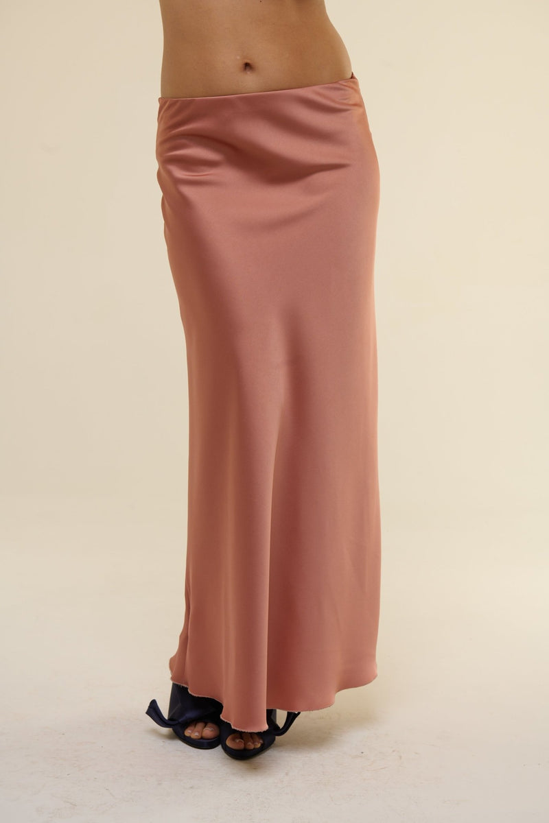 Gonna Satin Rosa - 22 Spazio Boutique