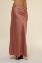 Gonna Satin Rosa - 22 Spazio Boutique