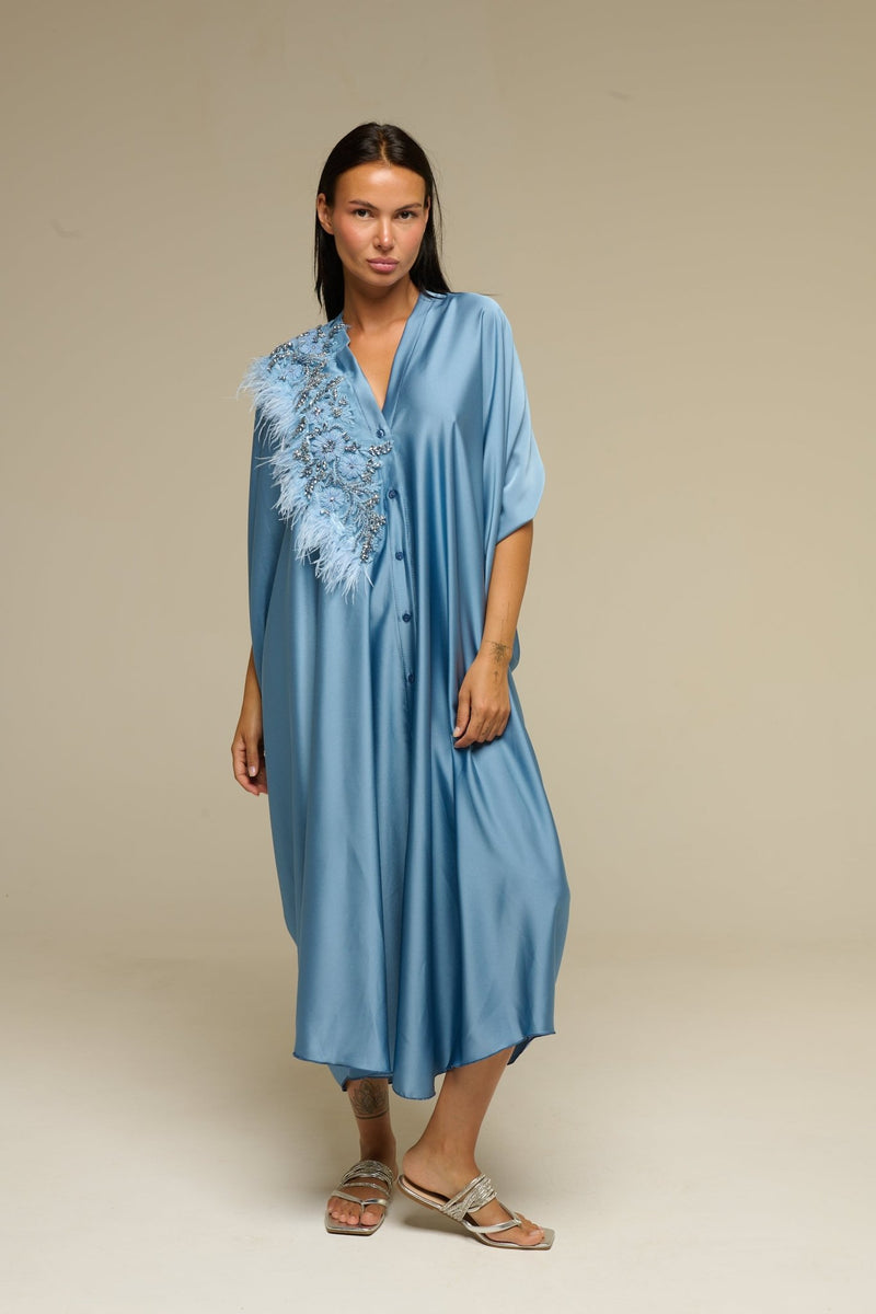 Caftano Azzurro Cyntia - 22 Spazio Boutique