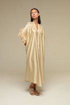 Caftano Beige Gems - 22 Spazio Boutique