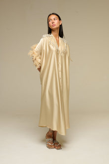 Caftano Beige Gems - 22 Spazio Boutique