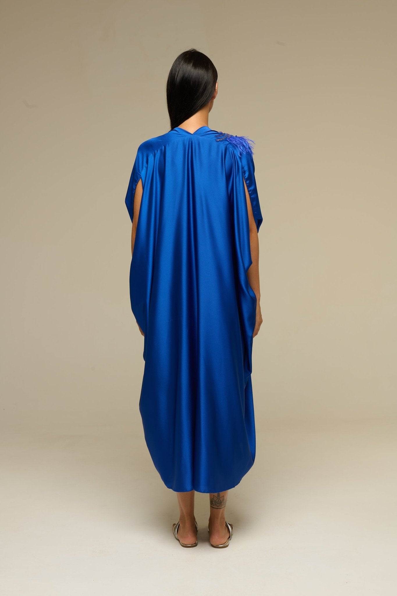 Caftano Blu Shine - 22 Spazio Boutique