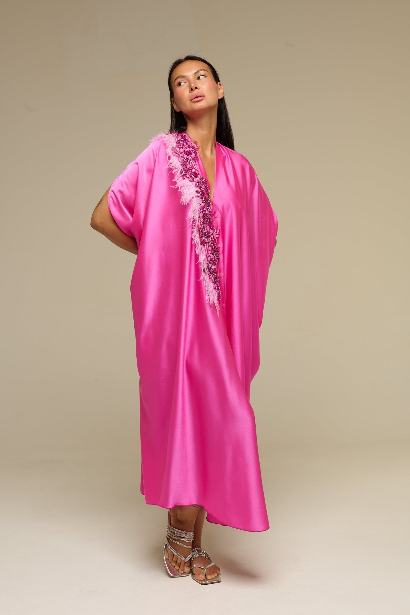 Caftano Fuxia Light - 22 Spazio Boutique