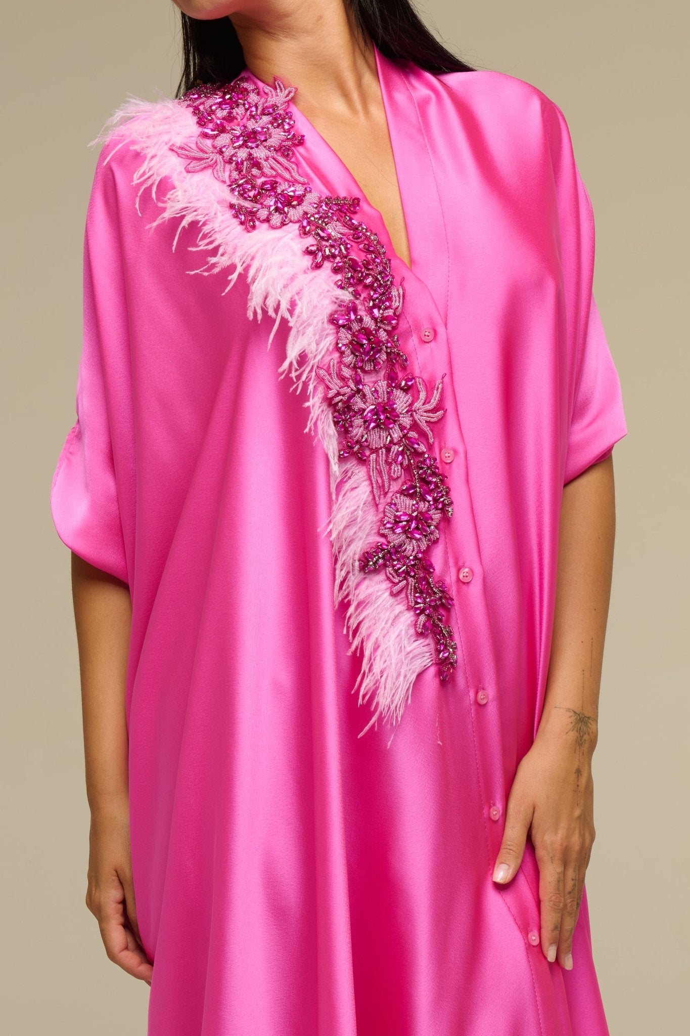 Caftano Fuxia Light - 22 Spazio Boutique
