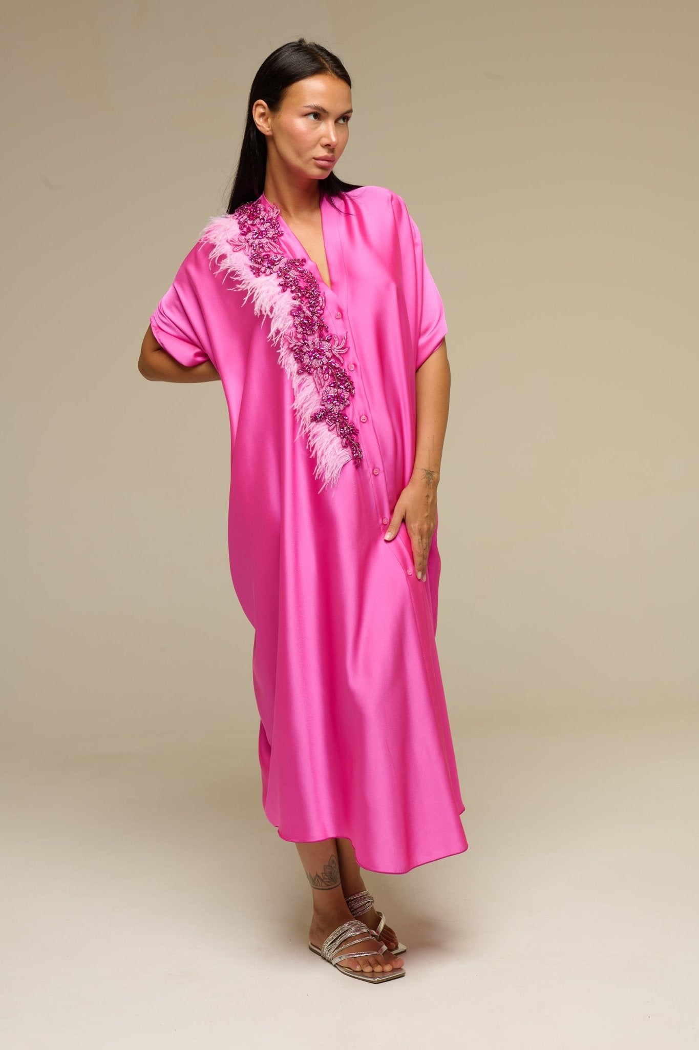 Caftano Fuxia Light - 22 Spazio Boutique