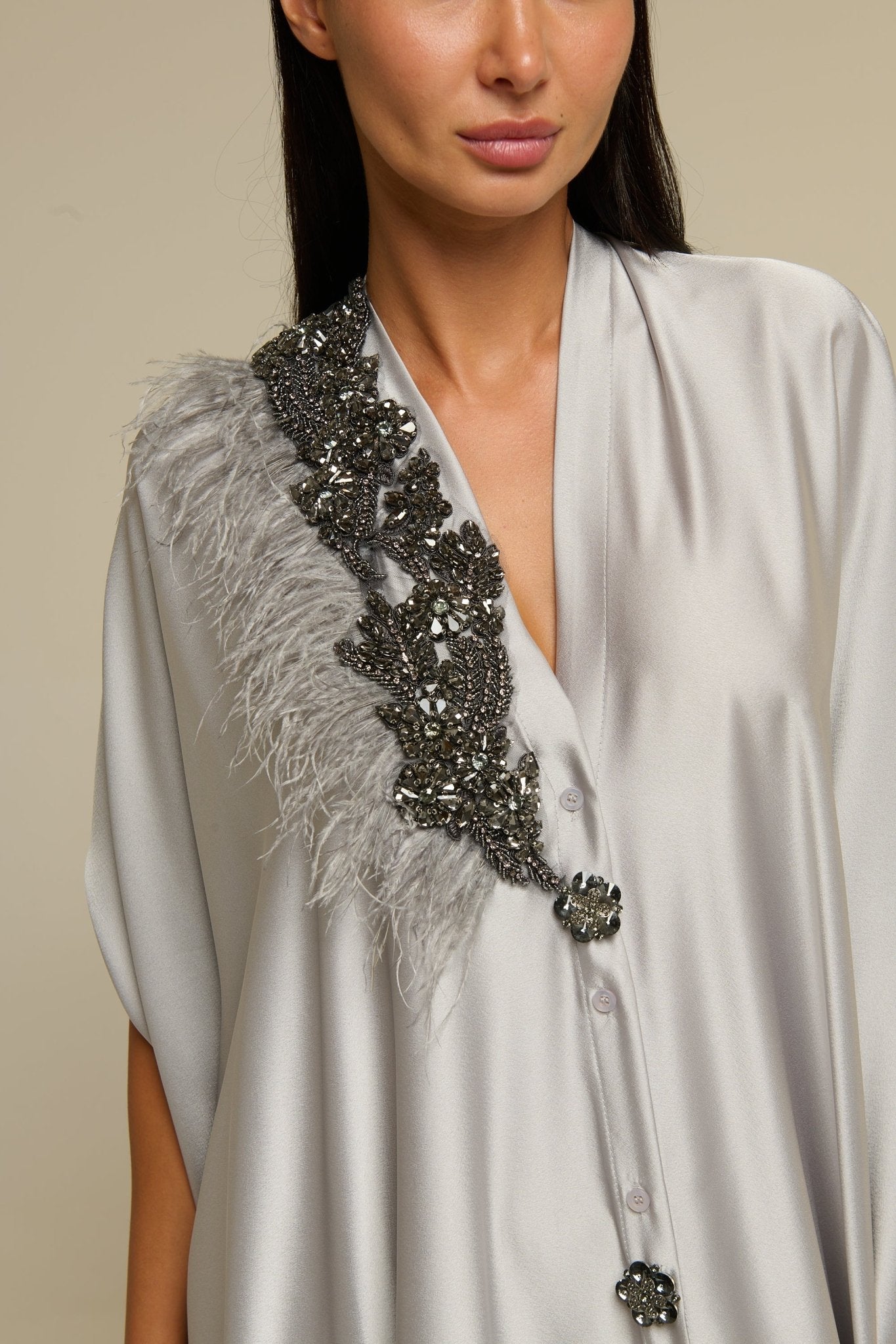 Caftano Grigio Twilight - 22 Spazio Boutique