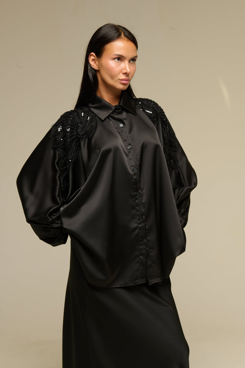 Camicia Nera Everly - 22 Spazio Boutique
