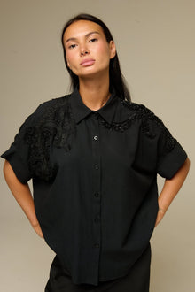 Camicia Nera Shelby - 22 Spazio Boutique