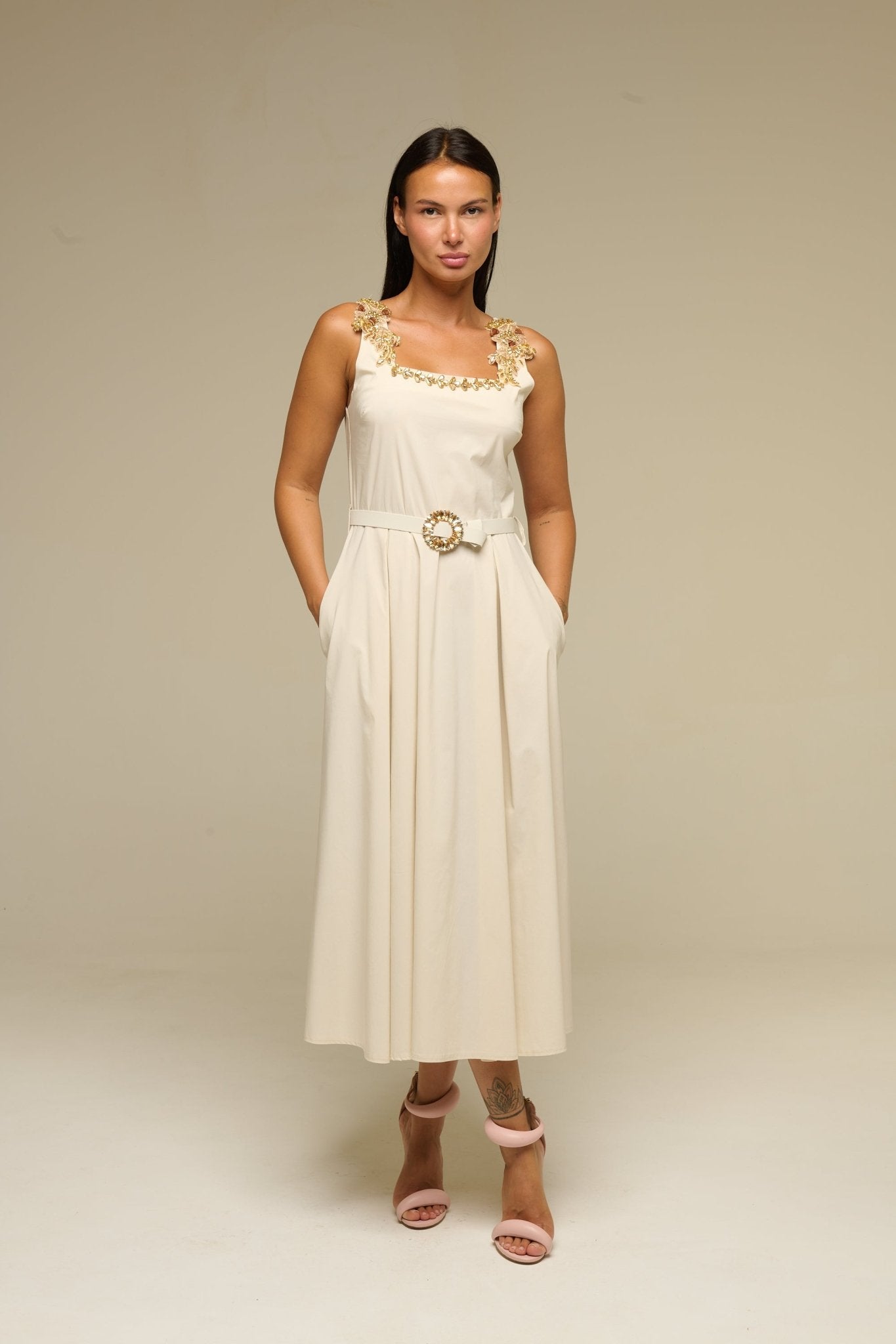 Abito Beige Kyley - 22 Spazio Boutique