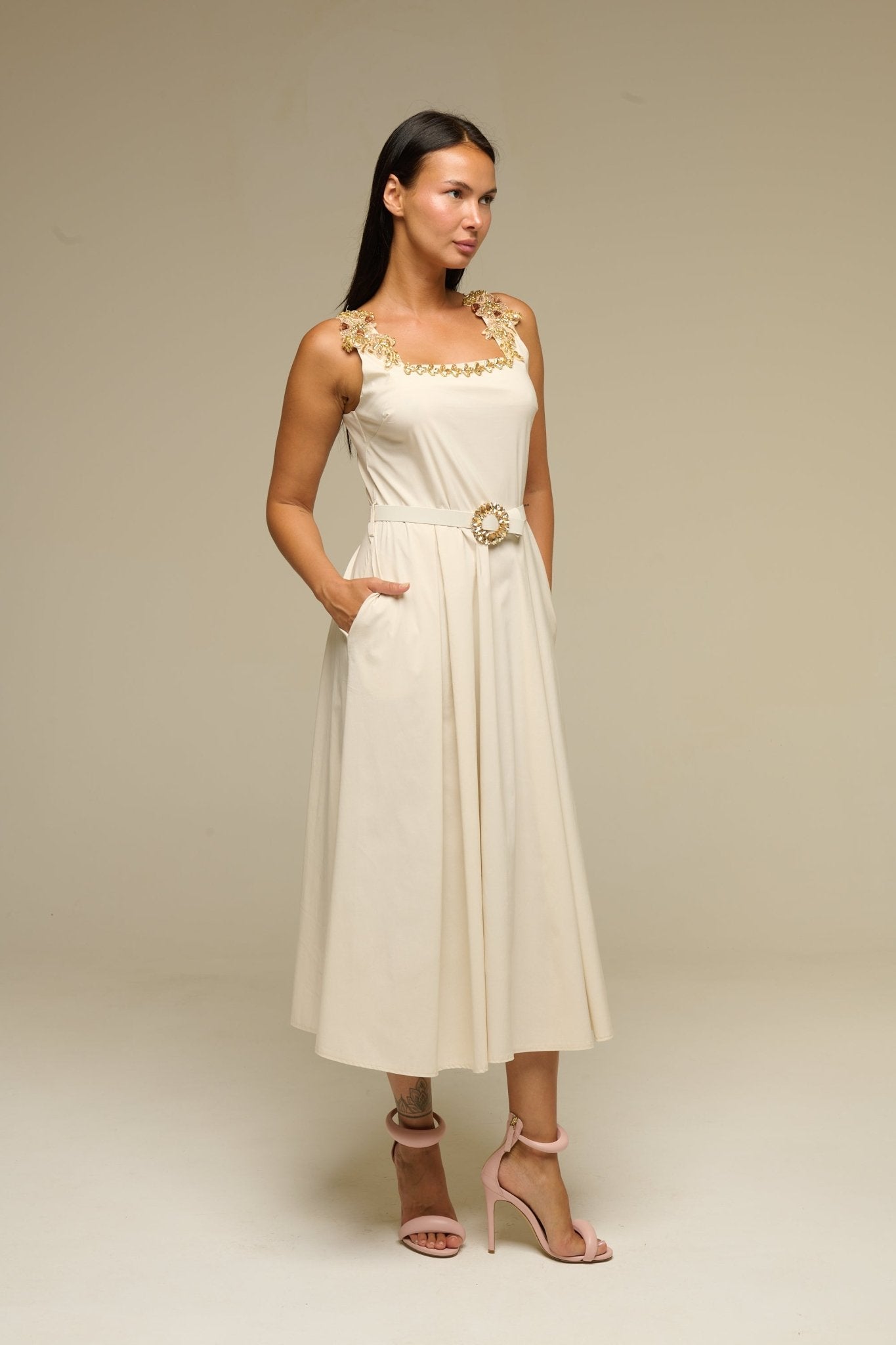 Abito Beige Kyley - 22 Spazio Boutique