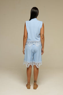 Completo Smanicato Ava Azzurro - 22 Spazio Boutique