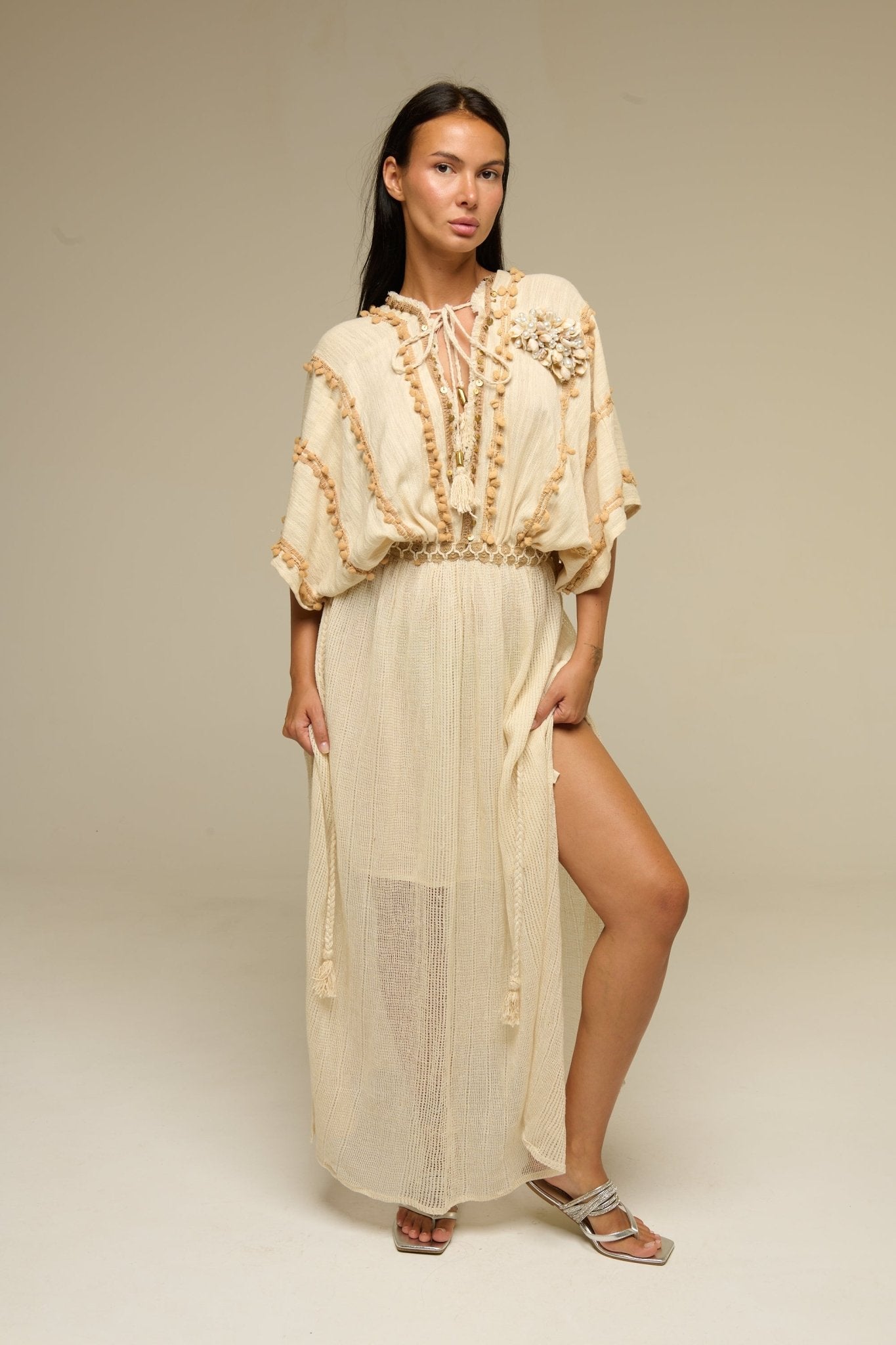 Dress Kanton Beige - 22 Spazio Boutique
