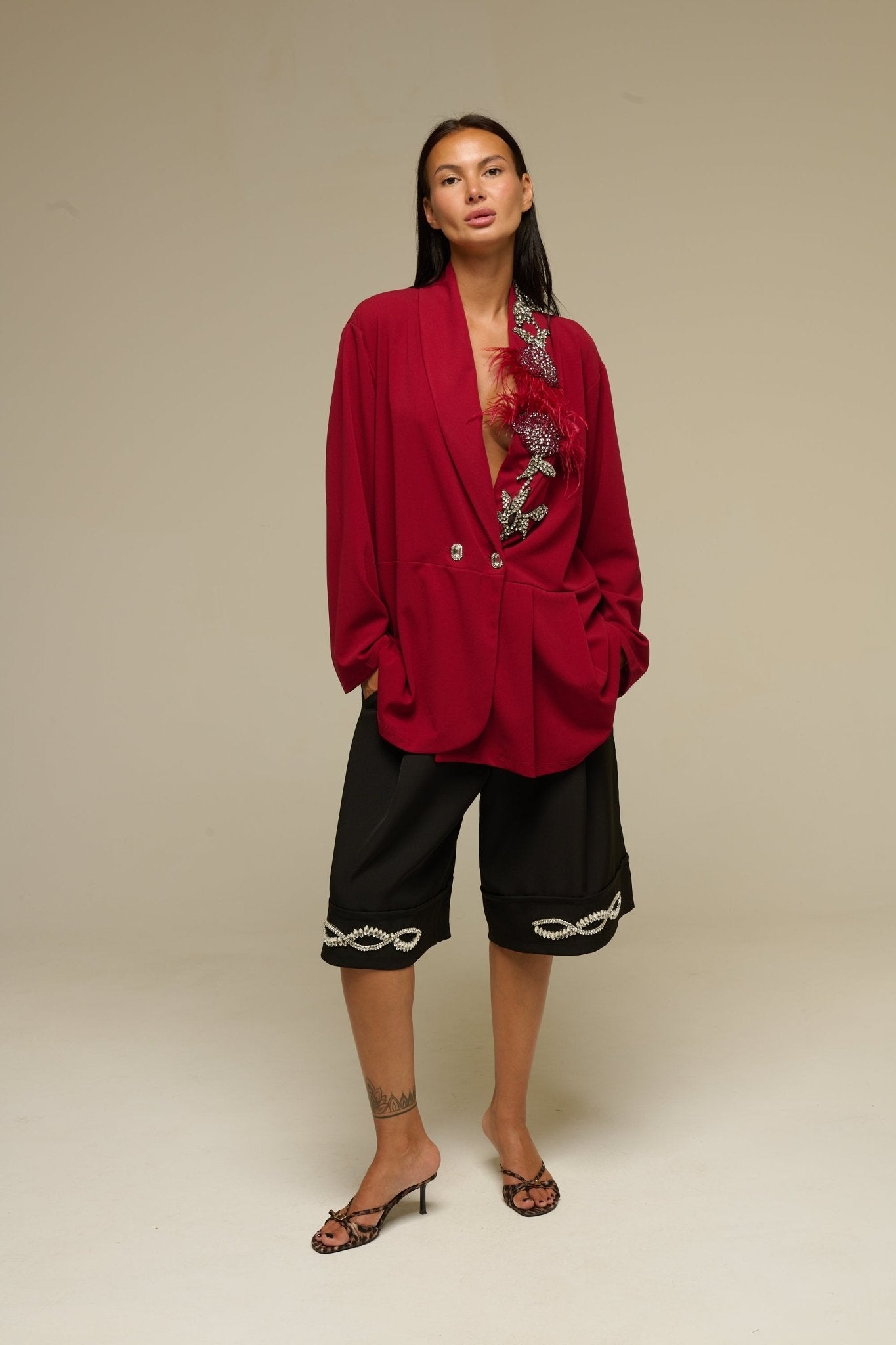 Giacca Rosso Lottye - 22 Spazio Boutique