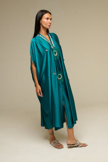 Caftano Verde Petrolio - 22 Spazio Boutique