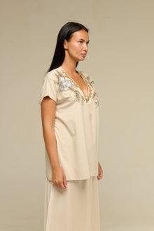T-Shirt Beige Harrie - 22 Spazio Boutique