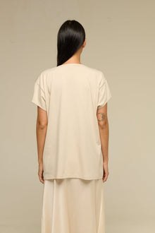 T-Shirt Beige Harrie - 22 Spazio Boutique