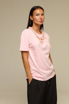 T-Shirt Rosa Coral - 22 Spazio Boutique