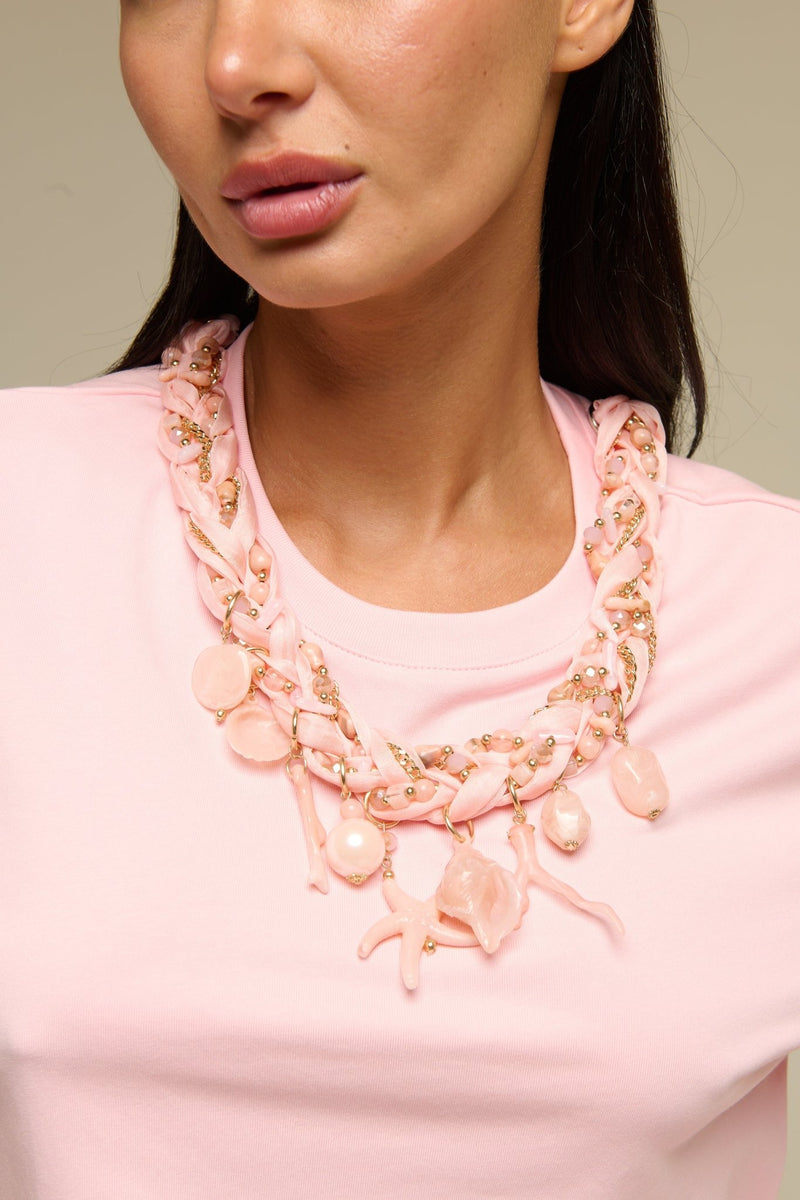 T-Shirt Rosa Coral - 22 Spazio Boutique