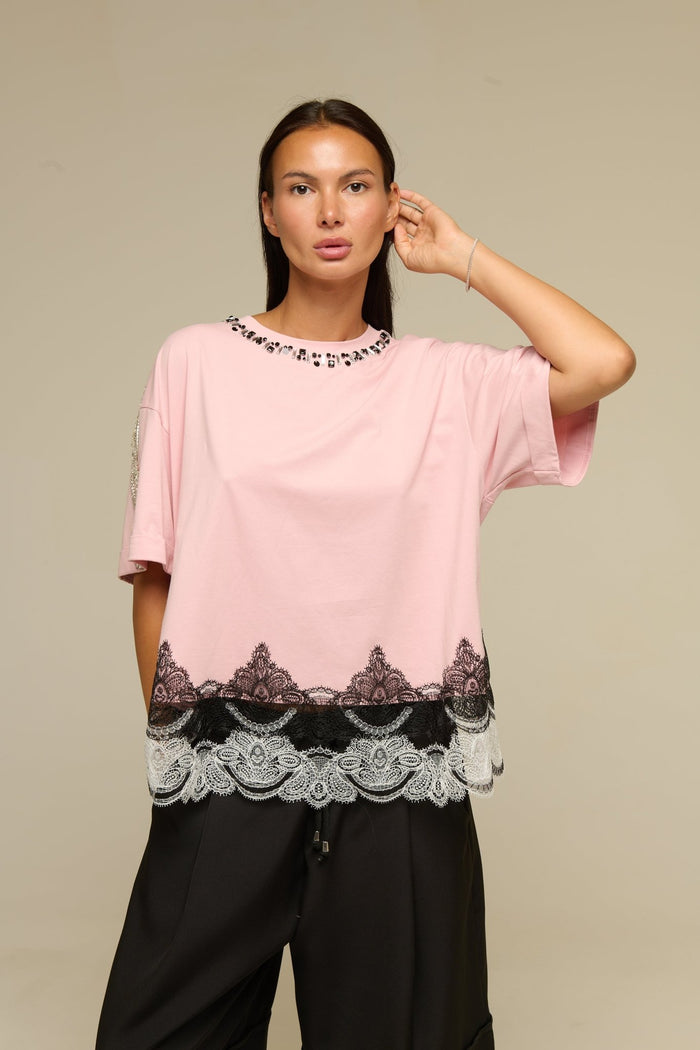 T-Shirt Rosa Dory - 22 Spazio Boutique