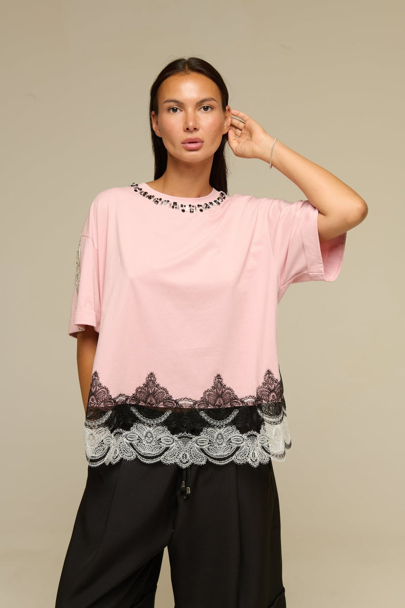 T-Shirt Rosa Dory - 22 Spazio Boutique