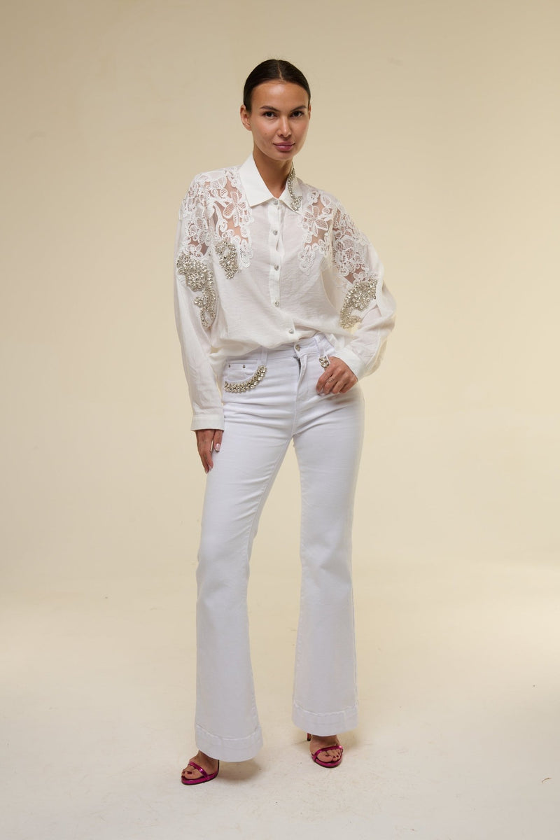 Jeans Pure White - 22 Spazio Boutique