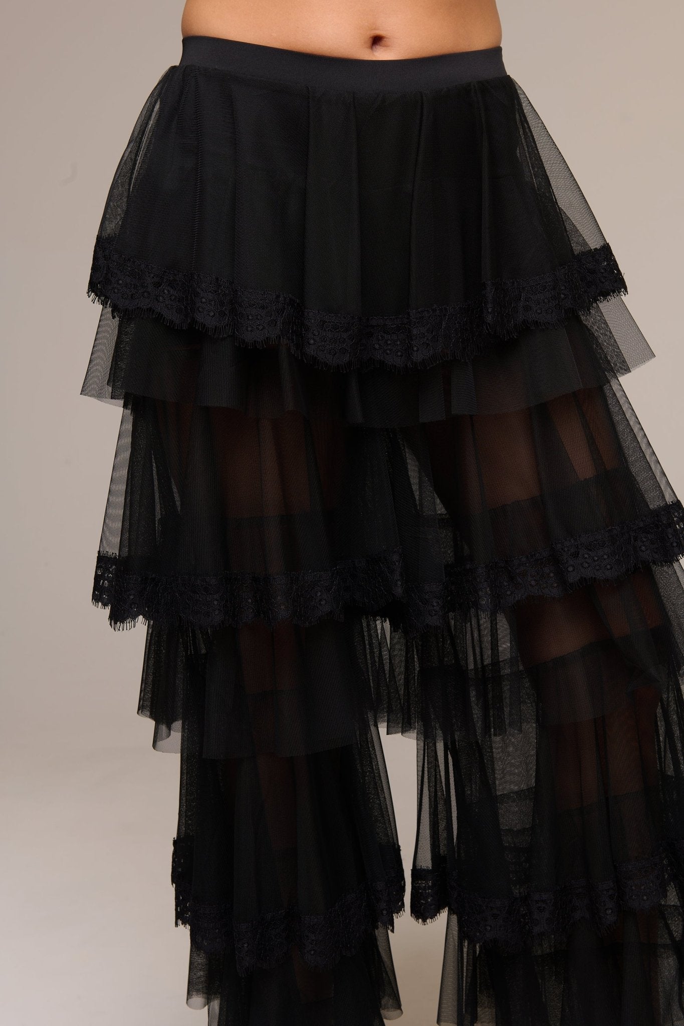 Pantalone Balze Nero - 22 Spazio Boutique
